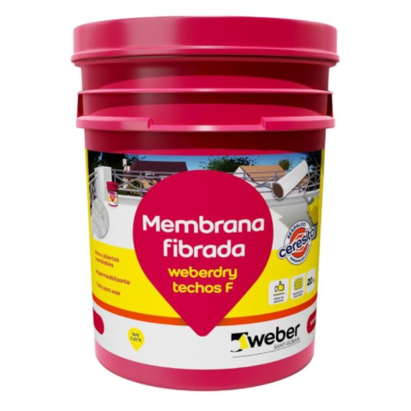 WEBERDRY TECHOS FIBRADO BLANCO - 20 KG BLANCO